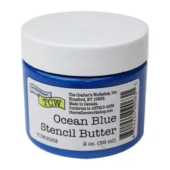 Ocean Blue Stencil Butter - Crafter's Workshop