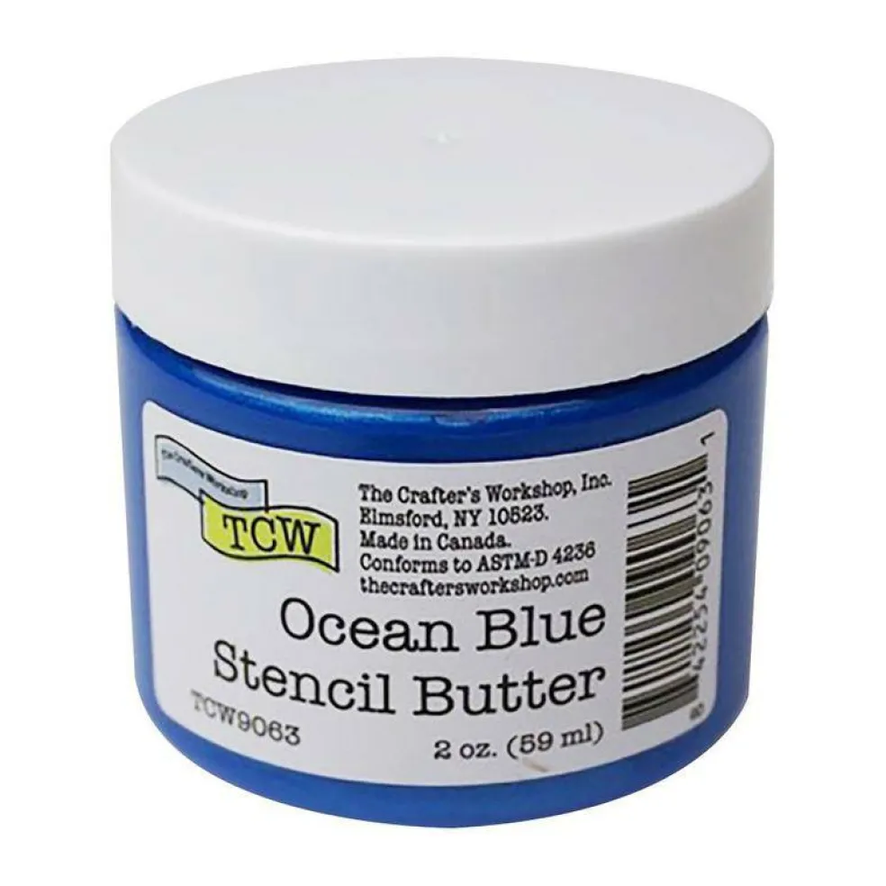Ocean Blue Stencil Butter - Crafter's Workshop