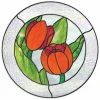 Oceanside Compatible™ 12" Waterglass® Fusible Stained Glass Sheet