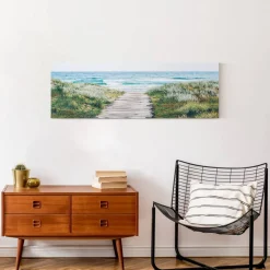 Ocean Walkway Canvas Wall Art