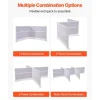 Office Divider Privacy Panels 2 Pack 72 by 48 PET Cubicle Partition with Outlet Covers