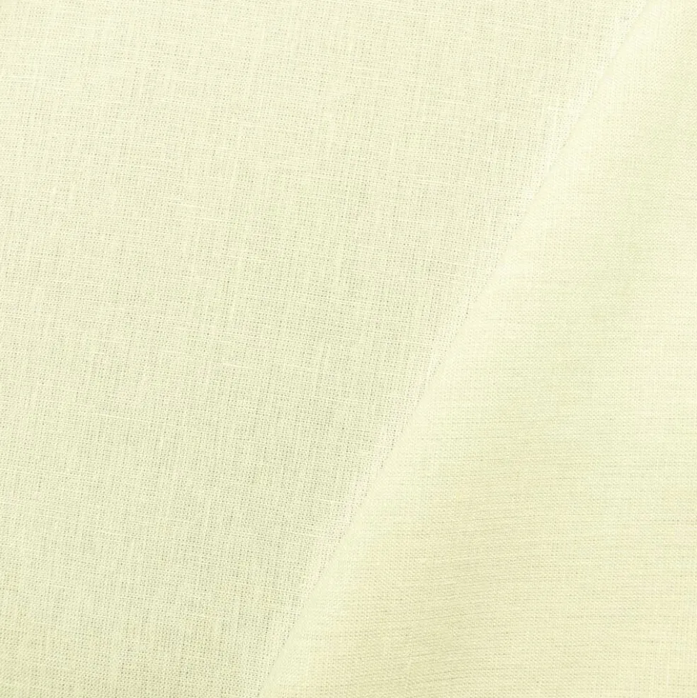 Off-White Linen Solid Woven Fabric By the Yard