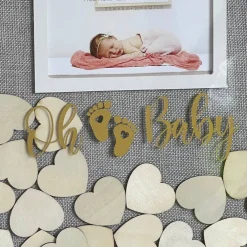 Oh Baby Guest Book Alternative - Frame