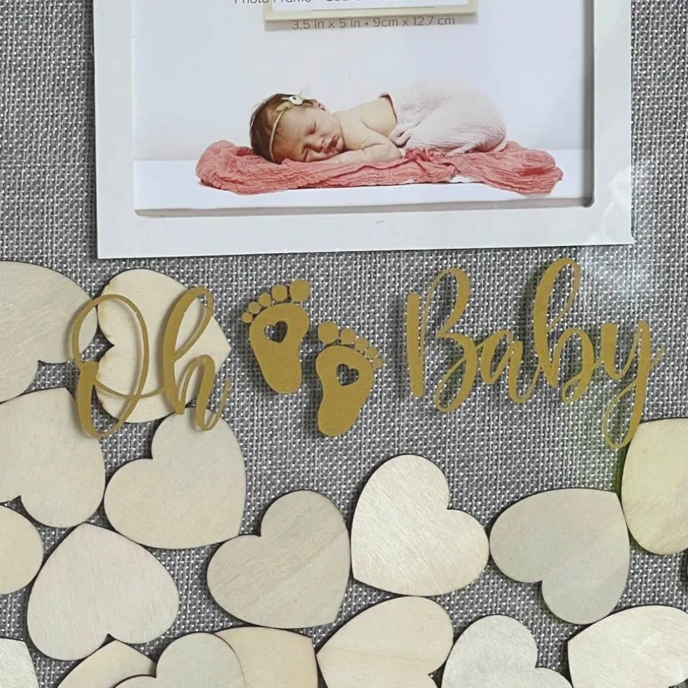 Oh Baby Guest Book Alternative - Frame