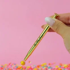Oh My Pops Gold Sprinkle Pen Precise Sprinkle Placement Tool