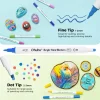 Ohuhu® Akaka 36 Color Dot & Fine Dual Tip Acrylic Paint Markers