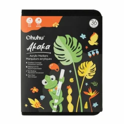 Ohuhu® Akaka 36 Color Dot & Fine Dual Tip Acrylic Paint Markers