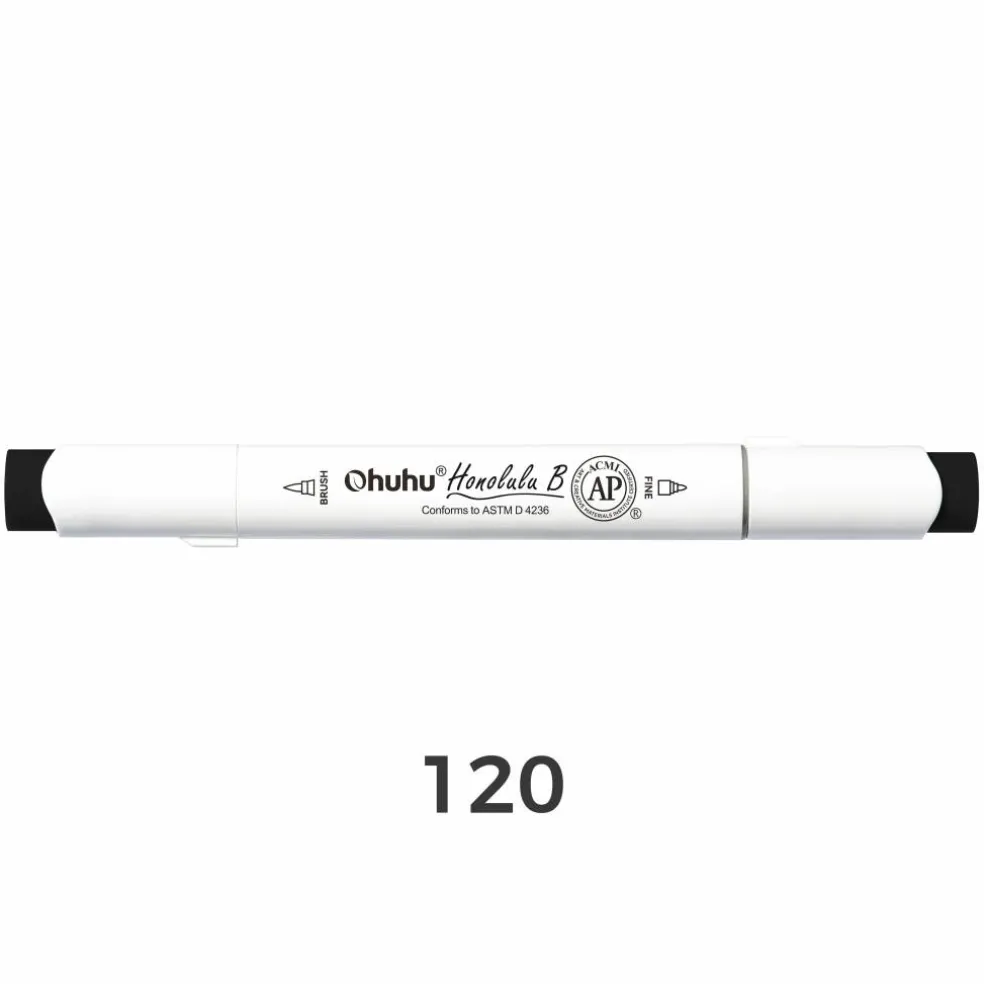 Ohuhu® Honolulu B Brush & Fine Dual Tip Marker