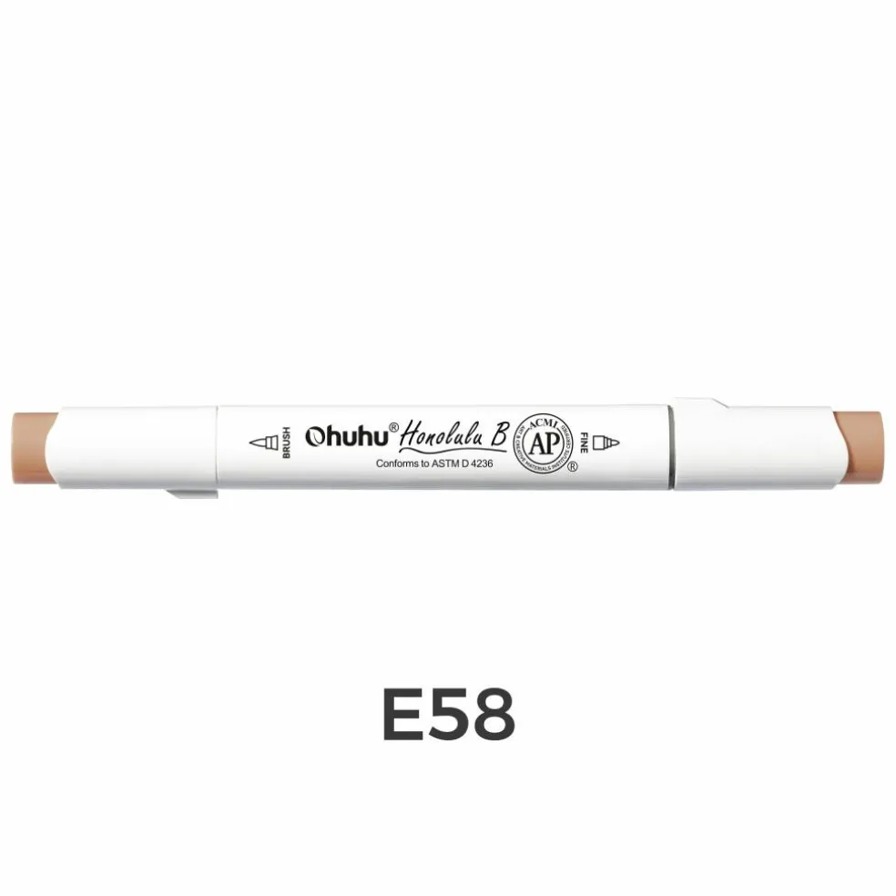 Ohuhu® Honolulu B Brush & Fine Dual Tip Marker