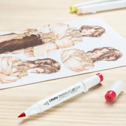 Ohuhu® Honolulu B Brush & Fine Dual Tip Marker