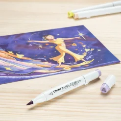 Ohuhu® Honolulu B Brush & Fine Dual Tip Marker