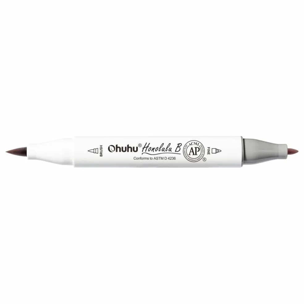 Ohuhu® Honolulu B Brush & Fine Dual Tip Marker