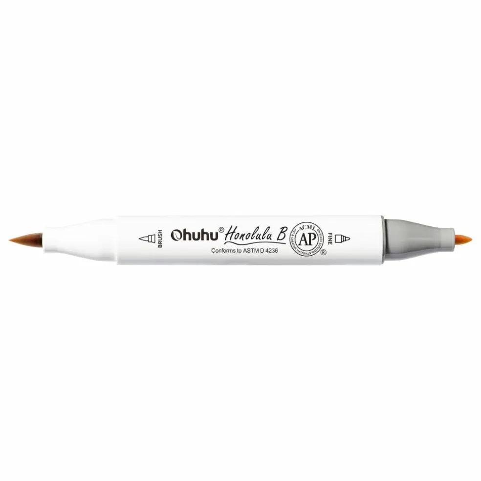 Ohuhu® Honolulu B Brush & Fine Dual Tip Marker