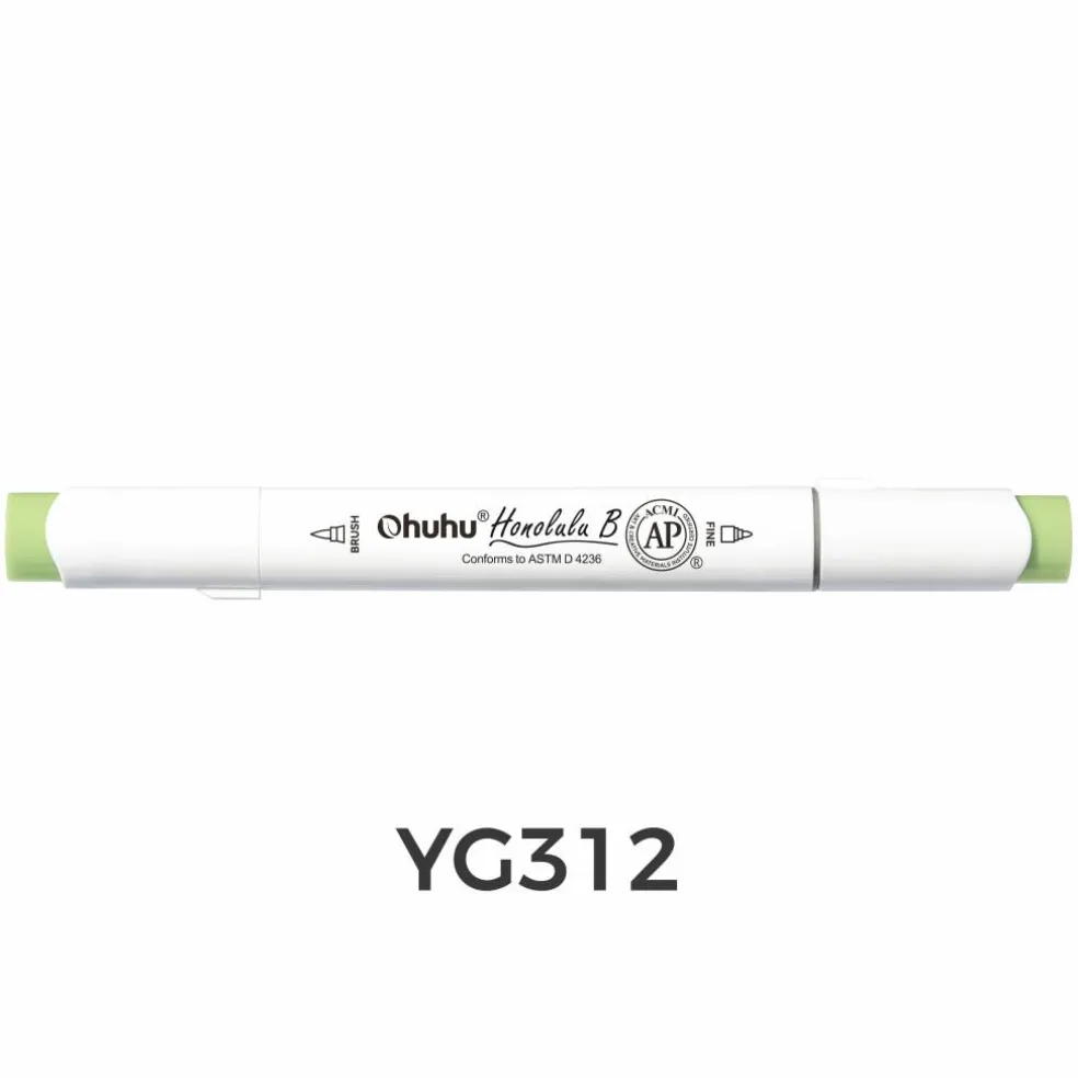Ohuhu® Honolulu B Brush & Fine Dual Tip Marker