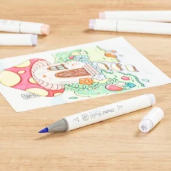 Ohuhu® Honolulu Brush & Chisel Dual Tip Marker