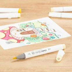 Ohuhu® Honolulu Brush & Chisel Dual Tip Marker