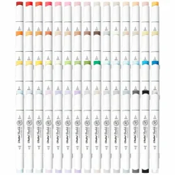 Ohuhu® Honolulu Brush & Chisel Dual Tip Marker
