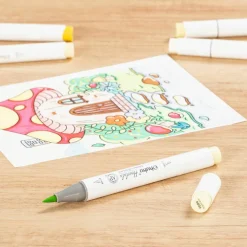 Ohuhu® Honolulu Brush & Chisel Dual Tip Marker