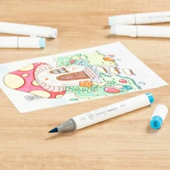 Ohuhu® Honolulu Brush & Chisel Dual Tip Marker