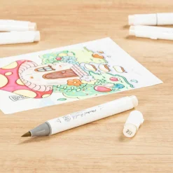 Ohuhu® Honolulu Brush & Chisel Dual Tip Marker