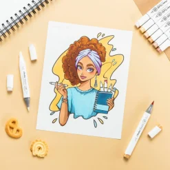 Ohuhu® Honolulu 36 Color Portrait Alcohol Markers