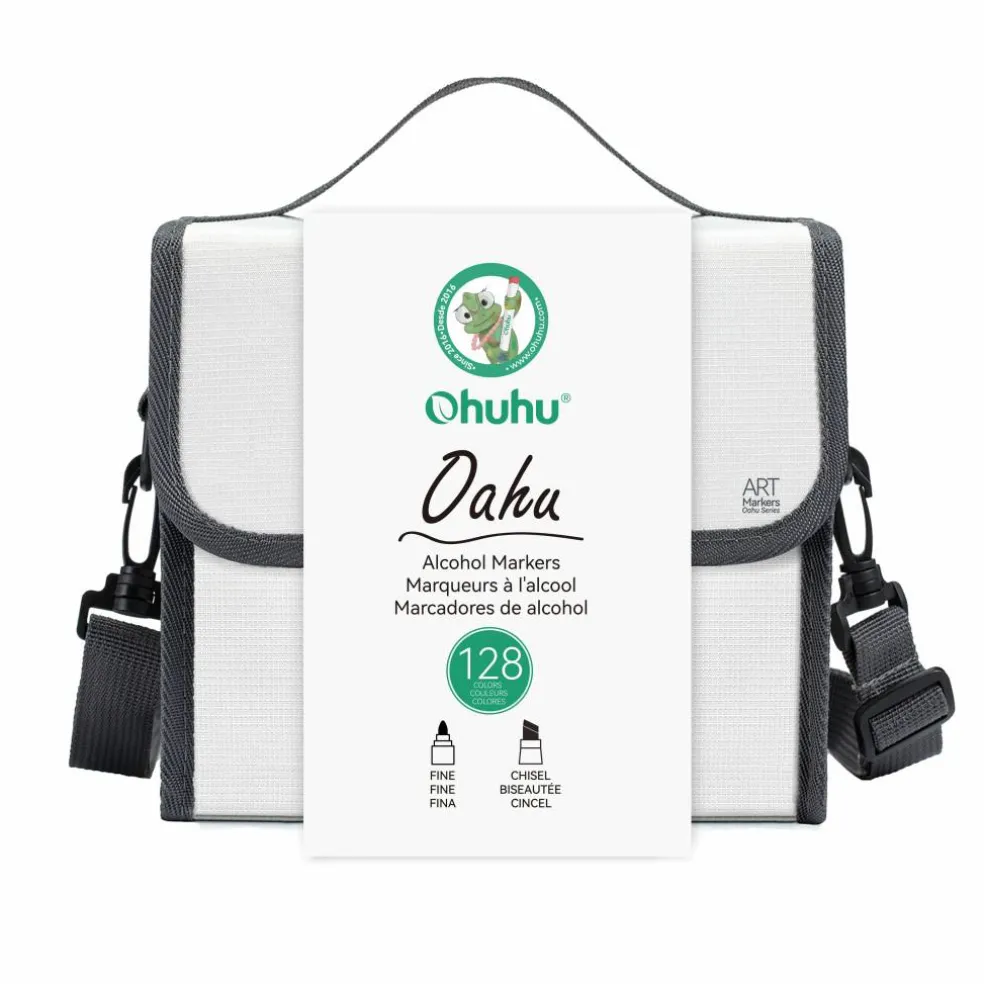 Ohuhu® Oahu 128 Color Basic Alcohol Markers