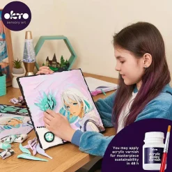 OKTO DIY 3D Creative Air Dry Clay 3D Painting set