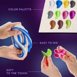 OKTO DIY 3D Creative Air Dry Clay Set Nature 