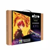 OKTO DIY 3D Creative Air Dry Clay 3D Painting set "MANGA" Fire