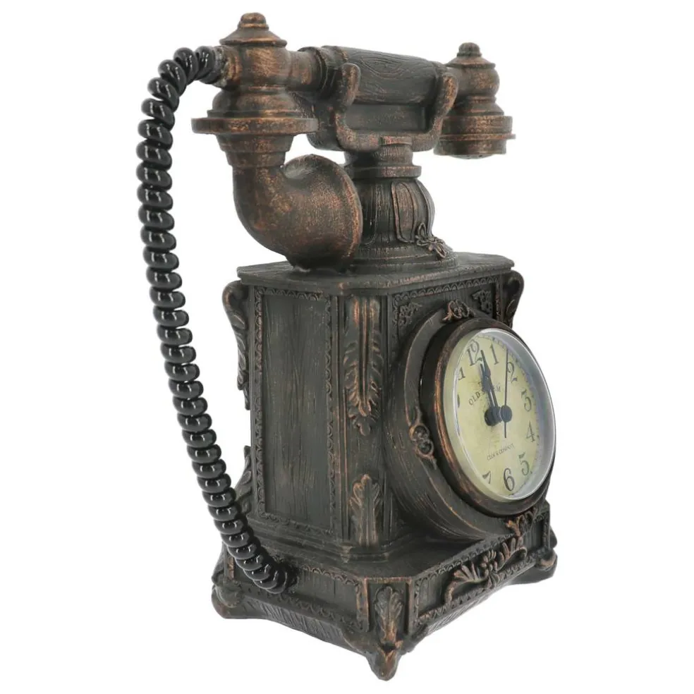 8" Old Salem Antique Clock Phone Tabletop Décor by Ashland®