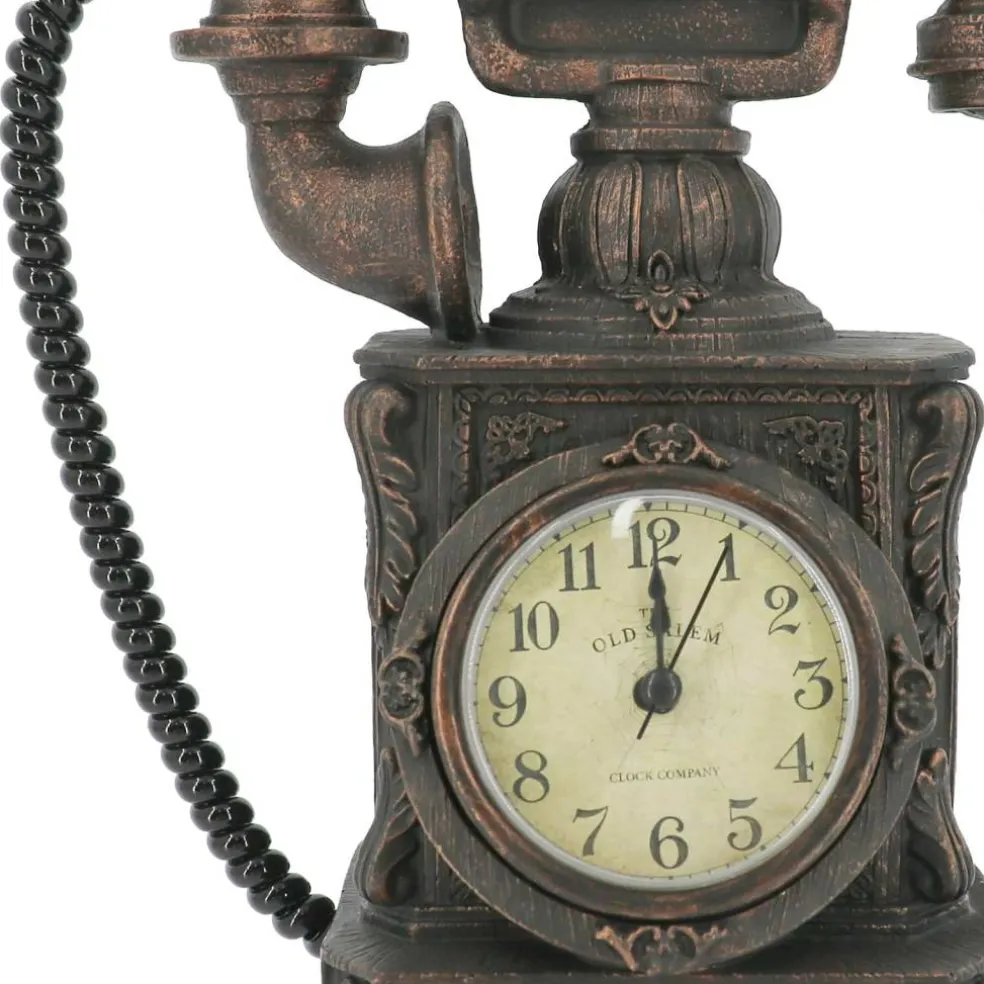 8" Old Salem Antique Clock Phone Tabletop Décor by Ashland®