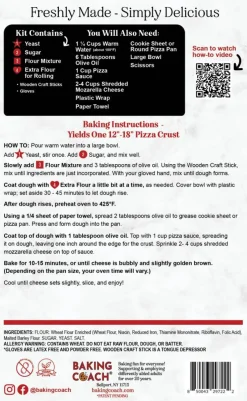 One-Bowl Pizza Dough Baking Activity Kit
