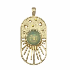 Opal Sunburst Evil Eye Pendant by Bead Landing™