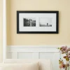 2 Opening Black Gallery Frame with Double Mat by Studio Décor®