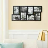 8 Opening 4" x 6" Black Collage Frame by Studio Décor®