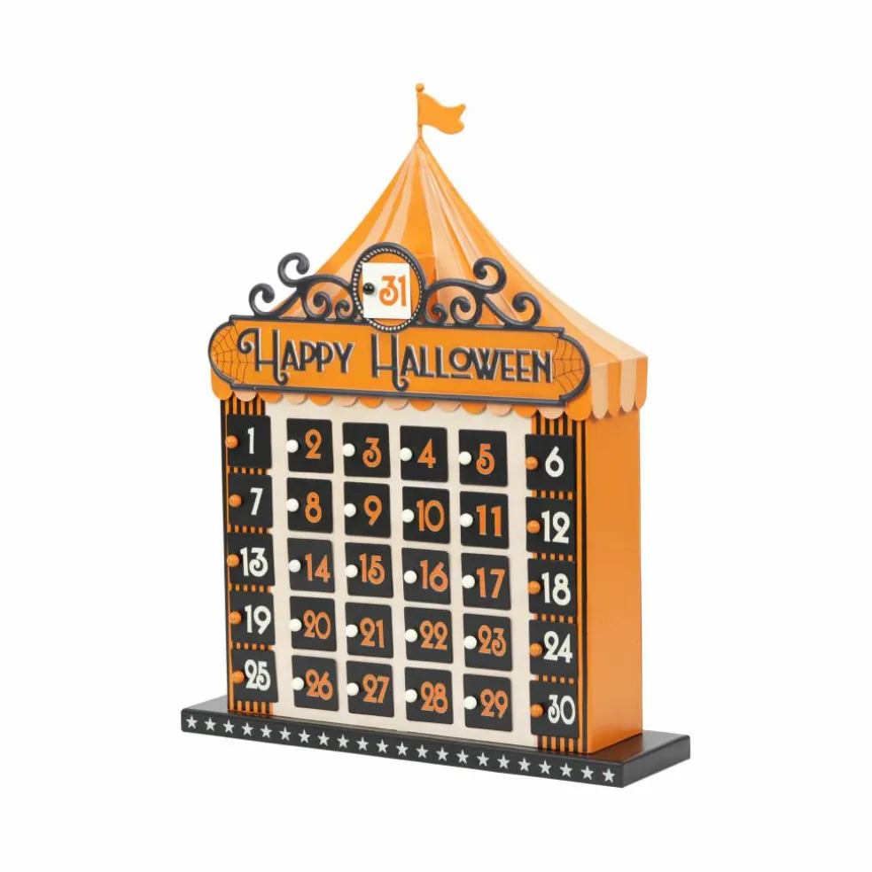 17" Orange & Black Happy Halloween Countdown Calendar by Ashland®