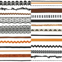 Orange, Black & White Halloween Trim Bundle, 25ct. by Celebrate It™