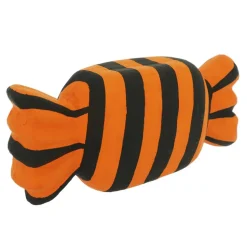 14" Orange & Black Wrapped Candy Paper Mache Tabletop Décor by Ashland®