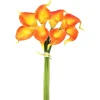 Orange Calla Lily Artificial Bundle