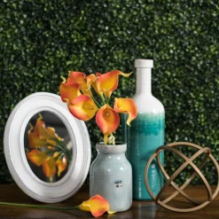 Orange Calla Lily Artificial Bundle