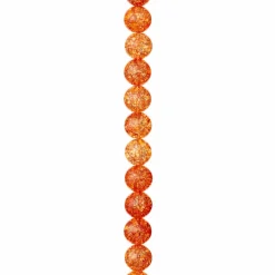 Orange Crackled Quartzite Round Beads, 8mm by Bead Landing™