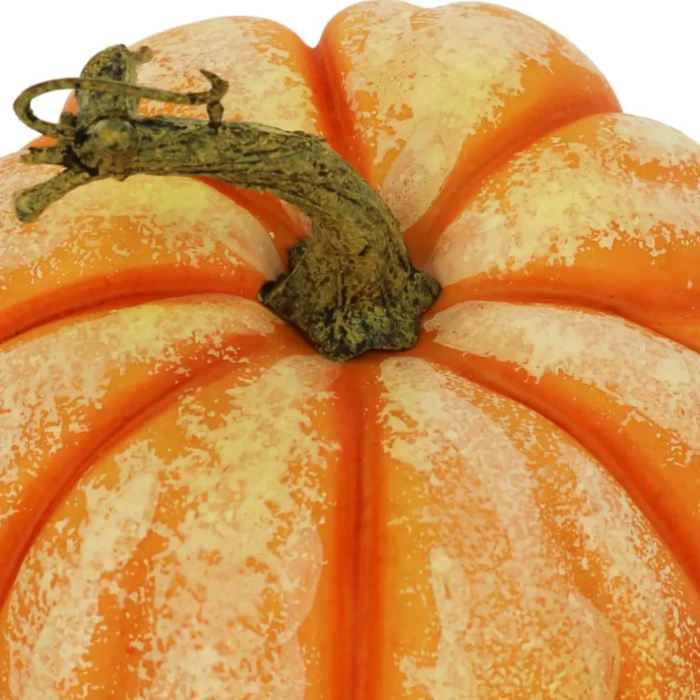 6.5" Orange Cream Decorative Pumpkin by Ashland®
