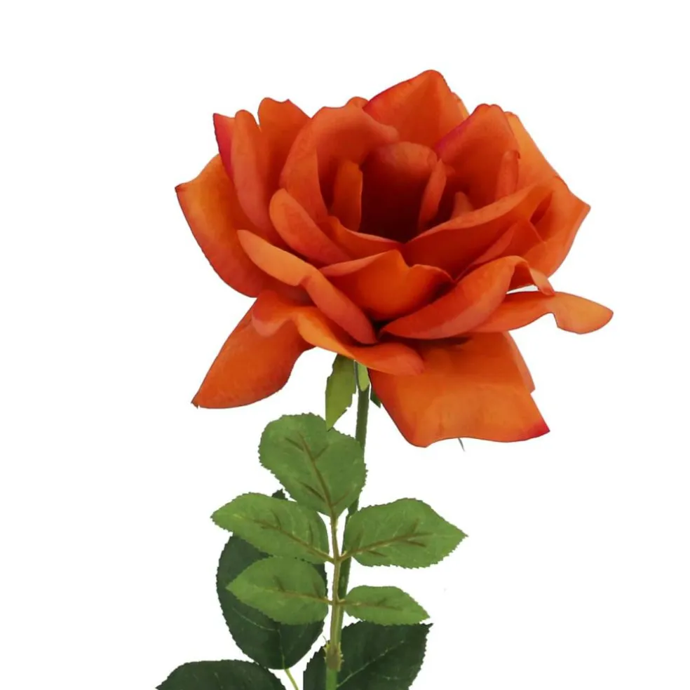 27" Orange Diana Tea Rose Real Touch Stem by Ashland®