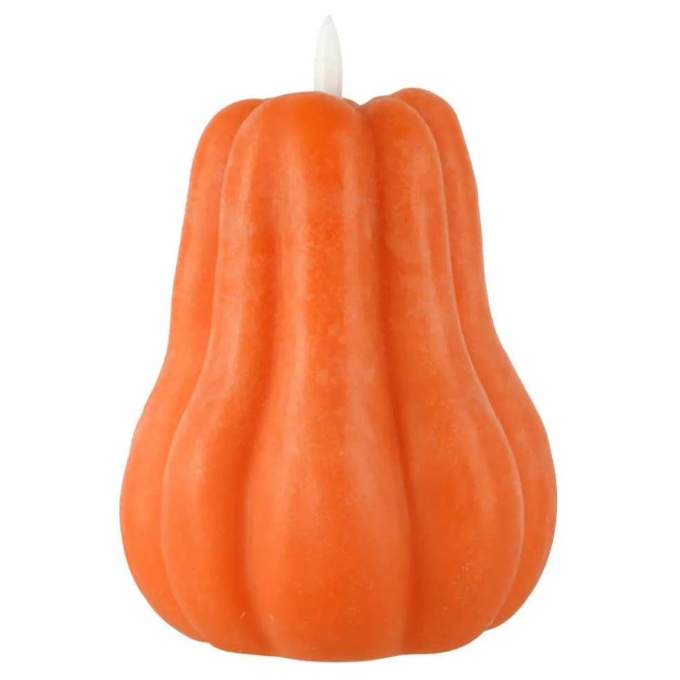 6" Orange Gourd LED Candle by Ashland®