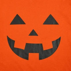 Orange Jack-o'-Lantern Face Adult T-Shirt