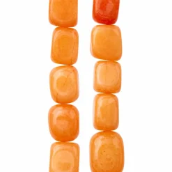Orange Jade Nugget Beads, 14mm by Bead Landingâ„¢