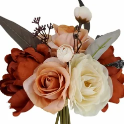 12" Orange Peony & Rose Mix Bouquet by Ashland®