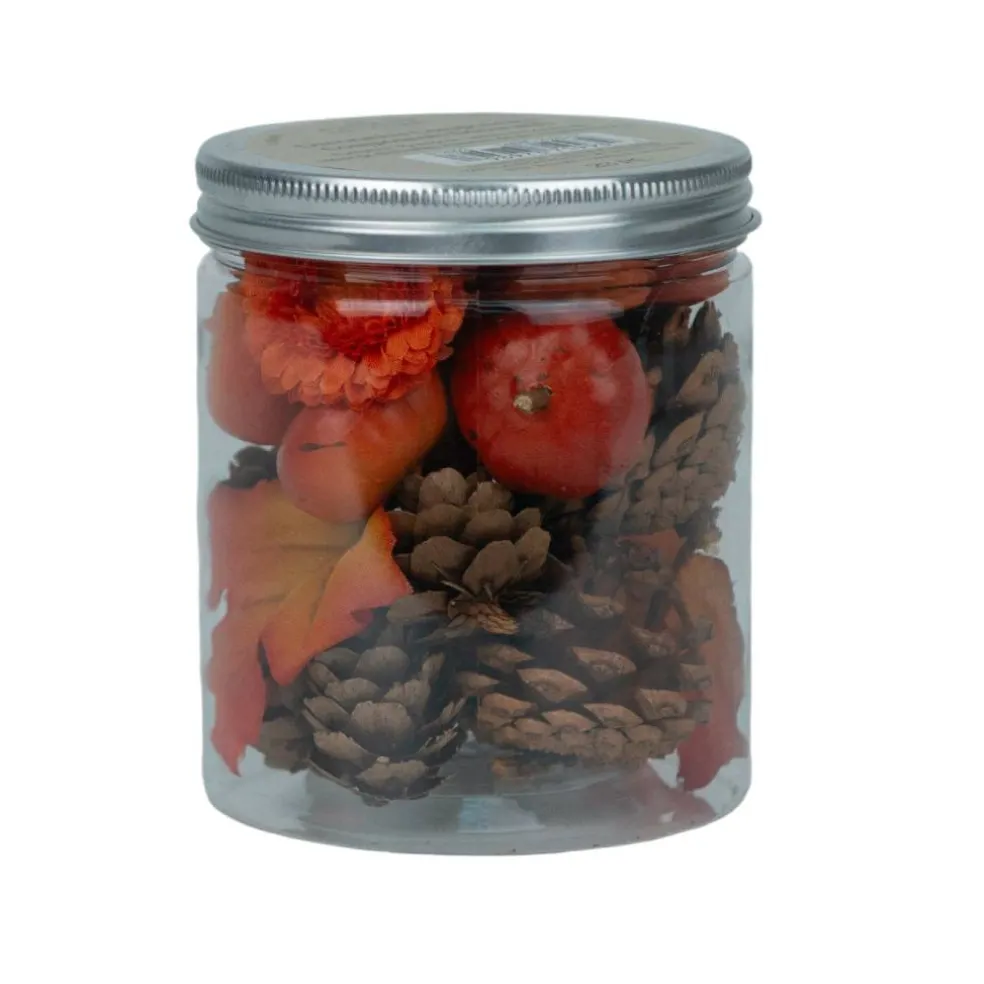 Orange Pumpkin, Pinecone, Leaf & Flower Decorative Components Mix by Ashland®