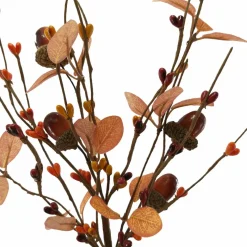 12" Orange & Red Acorn Leaves Pick by Ashland®