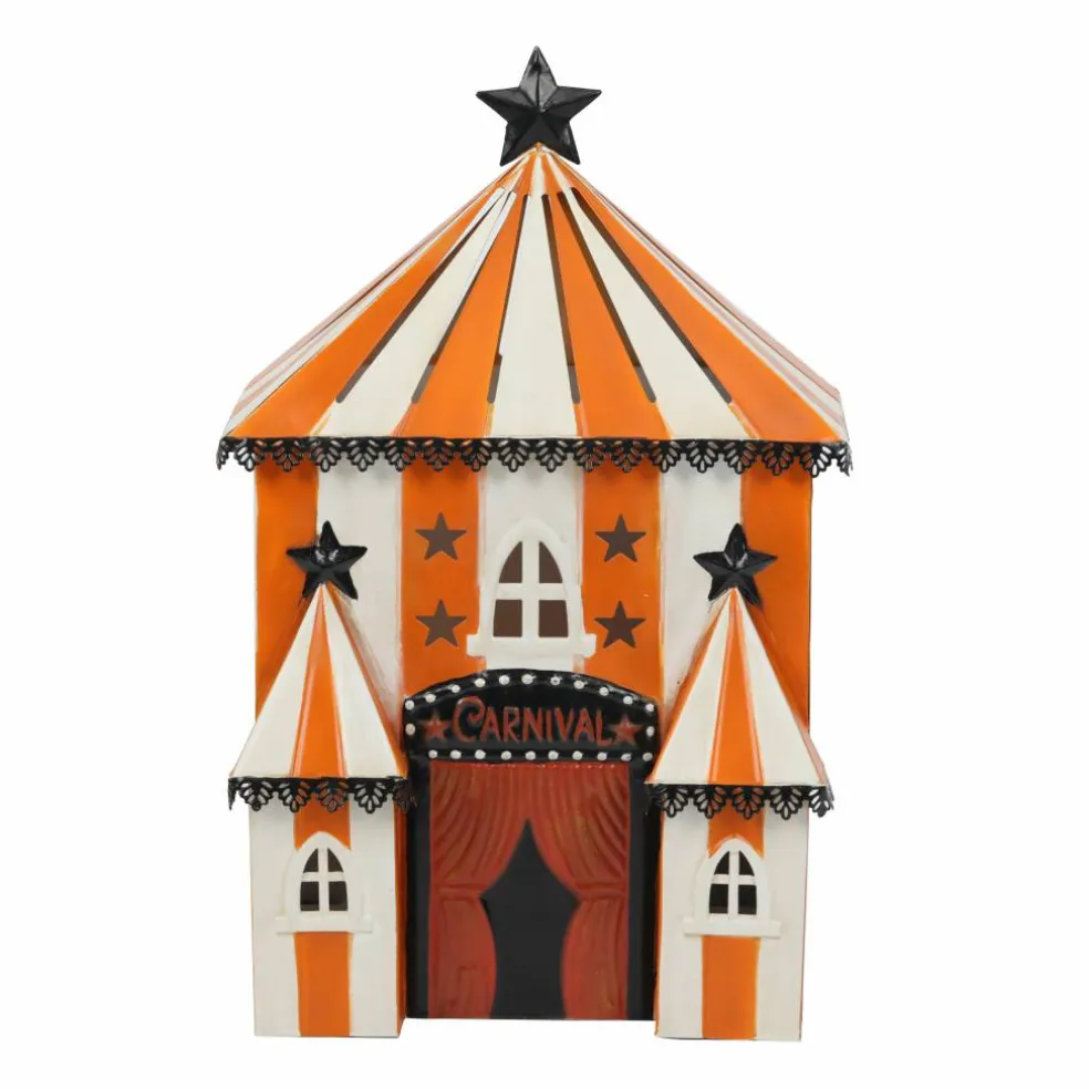 12" Orange & White Carnival Funhouse LED Tabletop Décor by Ashland®